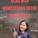 UCHS Merit List 2024 Brown and Blue Simple School Admissions Instagram Post